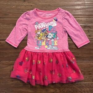 Nickelodeon Girls Paw Patrol Pink Tutu Dress 2T